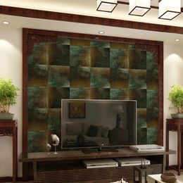 Wallpapers Industrial Vintage 3 D Brick Wall Papers Home Decor Cement Wallpaper Papel De Parede Art Covering For Store Barber Shop