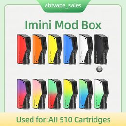 Shenzhen Vapes Imini Mod Battery 500mAh with Childproof Switch Bottom Adjustable Voltage Batteries for 510 Vape Cartridge Metal Plastic Version in 12 Colours Hot