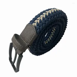 Belts 1 PC Golf Braid Stretchy Belt Men's & Women's Colourful Casual Canvas Elastic For Jeans