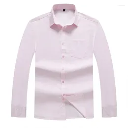 Men's Casual Shirts Plus Size 9XL 8XL Non-ironing Mens Dress Shirt Summer Long Sleeve Solid Male Clothing Regular Fit Business Men