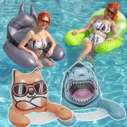 Inflatable Floats Tubes Inflatable floating ring Foldable Floating Float Water amusement Swimming pool hammock tube swimming mattress Pool accessories 231017