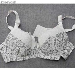 Maternity Intimates Bamboo Fibre Maternity Bra Nursing Bra Feeding For Pregnant Women Flower Lace Underwear Underwire Anti Sagging GravidasL231017