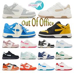 Original Platform Out Of Office OOO Low Top Loafer Sneakers Off Tops Leather Balck Grey Pink White Green Laser Orange Men Women Designer For Walking R11