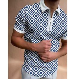 Casual Comfortable Summer Eden Men Shirt short Classic Park Male Shirts Turn-down Collar Zipper Design Tops2798