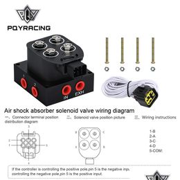 /Motorcycle 12V Solenoid Vae Air Ride Suspension Manifold 0-200Psi Control Bag Pqy-Esv01 Drop Delivery