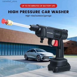 Car Washer 60Bar Cordless High Pressure Car Washer Spray Water Gun Portable Electric Car Wash Q231017