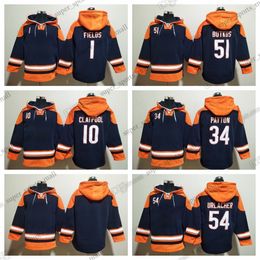 DIY 디자이너 Justin Fields Hoodie Dick Butkus Chase Claypool Payton Brian Urlacher Winter 플러시 스웨터 후드 인 INS 패션 학생 봄과 가을 팀 후드.