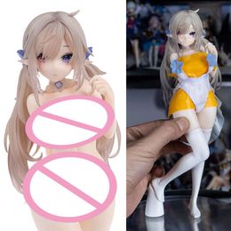 Finger Toys 260mm Nsfw Insight Pure White Erof Sexy Nude Girl 1/6 Pvc Action Figure Toys Adult Collection Statue Figurine Model Doll Gifts