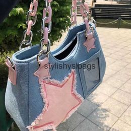 Shoulder Bags Cross Body Fashion Shoulder Underarm Harajuku Tote Bag Chain Ladies Bags Zip Handbags 2023 Luxury Square Bagstylishyslbags