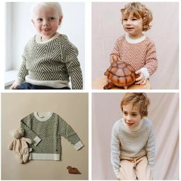 Pullover Kids Winter Sweater Esencia Brand Toddler Boys Cardigan Girl Warm Knit Sweaters Cotton Tops Tee Infant Baby Christams Outwear 231017