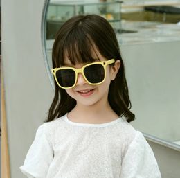 Sunglasses Children Square Sunglasses for Girls Vintage Oversized Baby Sun Glasses Goggle Uv Protect Big Frame Infants Gafas Wholesale 231017