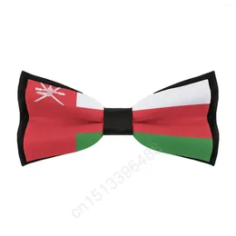 Bow Ties Polyester Oman Flag Bowtie For Men Fashion Casual Men's Cravat Neckwear Wedding Party Suits Tie