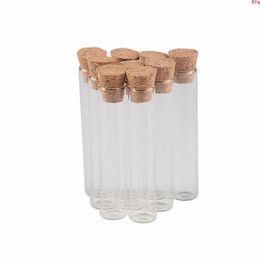 4ml 12*60mm Small Glass Vials Jars Test Tube With Cork Stopper Empty Transparent Mason Bottles 100pcs good qty Vkail