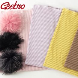 Scarves Wraps Geebro Baby Cotton Soft Keep Warm Blanket Knitted born Swaddle Bedding Blanket Covers Children Boys Girls Stroller 70*80cm 231017