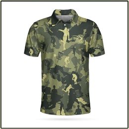 Men's T-Shirts Summer Shirts Women For Men Camo Texture Disc Golf Shirt 3D Printed Short Sleeve T 01Men's Men'sMen&350J