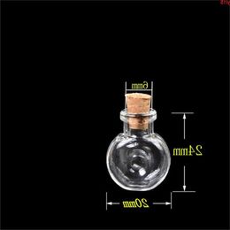Mini Glass Bottles Pendants Small Wishing With Cork Arts Jars For Necklace Gifts Vial XO 20pcs Wholesalegood qty Qnbxx