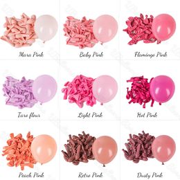 Other Event Party Supplies 10 20 30Pcs Pink Birthday Balloons 5 10 12inch Maca Candy Light Latex Balloon for Wedding Baby Shower Dec 231017