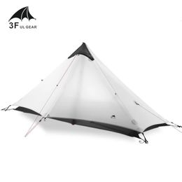 Tents and Shelters 3F UL GEAR LanShan1 2 Person Camping Ultralight Professional Tent 3 4 Season Outdoor 15D Nylon Waterproof Pyramid 231017