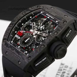 Tactical Pilot Watch Mechanical Automatic RM Wrist Watch RM11-02 NTPT Limited Edition GMT Two Times Fashion Leisure Business Sports 139S