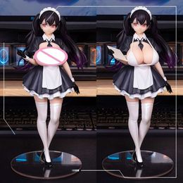Finger Toys 265mm Insight Bfull Kou Jikyuu Maid Cafe Teninsan 1/6 Sexy Girl Undressing Ver Pvc Action Figure Toy Adult Collection Model Doll