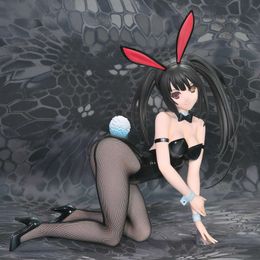 Finger Toys Freeing B-style Date A Live Iii Tokisaki Kurumi 1/4 Bunny Ver Pvc Action Figure Toy Adults Collection Hentai Model Doll Gifts