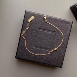 Designer Gold Chain Bracelet Womens Bracelets Love Jewellery Luxury Letter Pendant Y Bracelet For Women Charm Earring Wedding G220523144