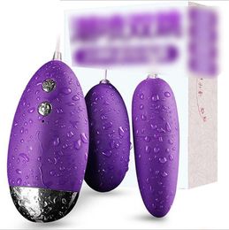 Adult Toys Womens silicone double jump frequency conversion remote control vibration flirting massager jumping eggs sex toys 231017