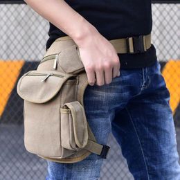 Waist Bags Unisex Outdoor Tactical Drop Leg Bag Man Women Portable Large Capacity Thigh Pouch For The Belt