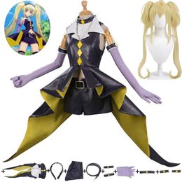 Cosplay Cosplay Anime S Chara Tsukiyomi Hoshina Utau Dark Jewel Costume Wig Top Shorts Hallowen Carnival Party Sexy Woman Suit