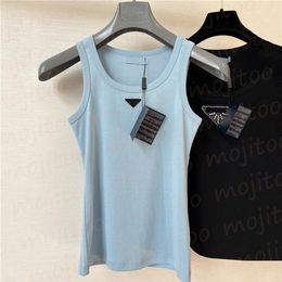 Womens Designer Knits T Shirts Tanks Tops Fashion Sleeveless Tshirt Design Badge Knitting Hoodie Summer Tees231n