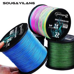 Braid Line Sougayilang 9 Strands Strong PE Fishing 300M 1000M Smooth Abrasion Multifilament Durable Braided Goods 231017