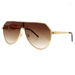 Sunglasses Cool Style Men Women 2023 Retro Luxury One Piece Goggle Sun Glasses Female Mirror Shades