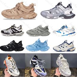 2023 Casual Shoes Triple S track 3.0 Sneakers Transparent Nitrogen Crystal Outsole Running Mens Womens Trainers Black White Green 553ess