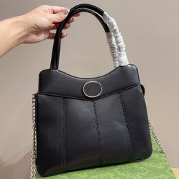 Designer shoulder bag handbag leather smooth women's chest bag luxury brand high-quality outdoor storage bag Navy and Caramel
