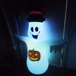 1pc Halloween Inflatable Ghost, With Built In LED Lights For Halloween Decor, Party Indoor Outdoor Yard Garden