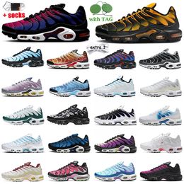 2023 designer running shoes plus tn atlanta for men womens tns utility triple white University Rush Fuchsia Black Aquarius Marseilles mens trainers sneakers