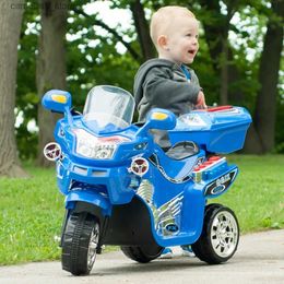 Bikes Ride-Ons 3-Wheel Toddlers Ride-On Toy Durable Plastic Lightweight Compact with Working Headlights Q231018