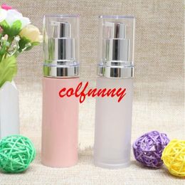 100pcs/lot Fast Shipping 30ml Vacuum Bottle lotion bottle Essence airless plastic with pressed pump Ccscd Jtqix