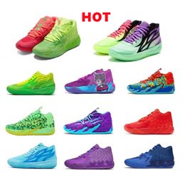 LaMelo Ball MB.02 Rick Morty for sale kids men women Basketball Shoes outlet Grade school Sport Shoe store size35-46