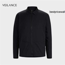 Arc'terxy Windshell Jackets Men's Coats ARC 'TERXY Archaeopteryx VEILANCE SPERE LT Windproof Men's Soft Shell Jacket Black/Black M HB4R