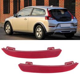 Car Tail Lights Car Rear Bumper Reflector Light Stop Brake Lamp Tail Lights For Volvo C30 2010 2011 2012 2013 Q231017