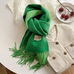 Scarves 2023 Winter Poncho Women Scarf Luxury Warm Shawl And Wrap Cashmere Design Echarpe Pashmina Bufanda Blanket