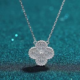 925 silver Plated necklaces Luxury designer necklace Flowers Four-leaf Clover Fashional Pendant Necklace Wedding Party Jewellery