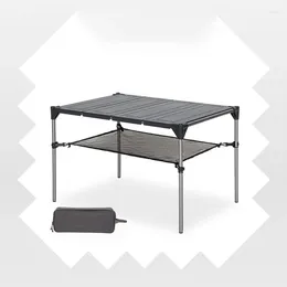 Camp Furniture Balcony Barbecue Fishing Table Garden Dinning Glamping Beach Portable Mesas Pegables Portatil MZY35XP