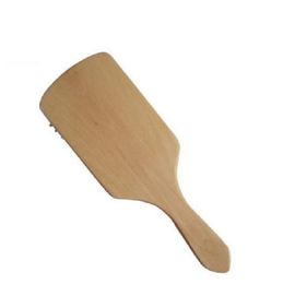 1PCS 2 Colours Hair Care Wooden Spa Massage Comb Wooden Paddle Pointed Handle Teeth Hair Brush Antistatic Cushion Comb ZZ