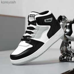 Athletic Outdoor 2022 Hot Kid Casual Shoe Unisex Brand Fashion Children Girls Sneakers High Top Leather Boys Casual School Shoes Teenage TrainersL231017