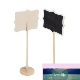 5pcs Small Wooden Paint Wood Chalk Blackboard Wedding Kitchen Restaurant Signs Chalkboard Writing Notice Message Board