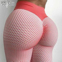 Women's Tracksuits SOISOU Seamless Yoga Pant Gym Leggings Thick Women Pants Tight High Waist Elastic Breathable Push Up Sport Pants 19 ColorsL231017
