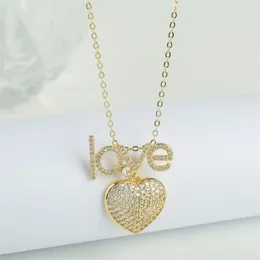 Pendant Necklaces Women's Heart Shape Necklace - Golden Plated Gorgeous Charm Fashion Jewellery