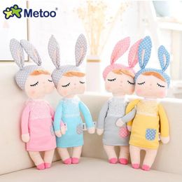 Plush Dolls Doll Kids Toys Classic Dream Grey Angela Stuffed Rabbit Plush Sleeping Toys For born Baby Girls Christmas Birthday Gift 231016